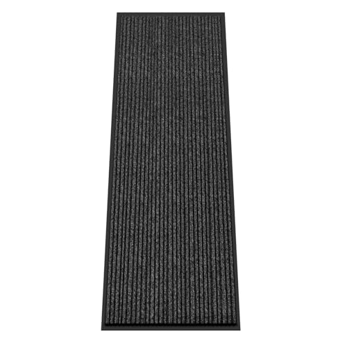 Kuyal Front Door Mat, 2'x6' Indoor Outdoor Entrance Mat - size: 24 "x 72"