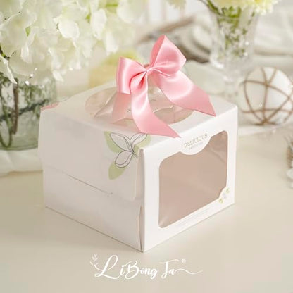 Baby Pink Pre-Made Twist Tie 4.5 Inch Gift Wrap Bows 24 Counts - color: Pink