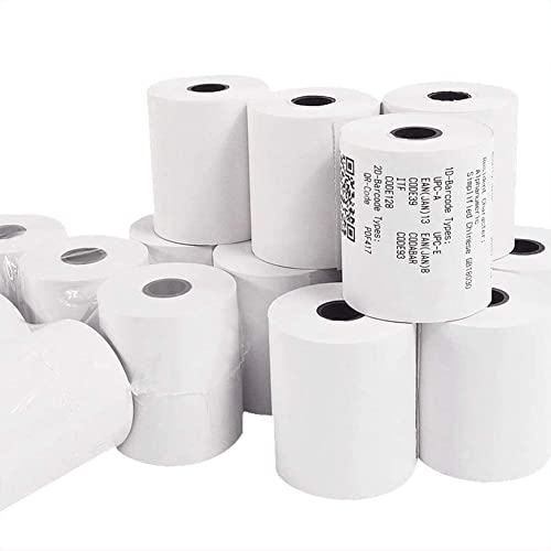 (100 Rolls) 2 1/4 x 85 (48 GSM Paper thickness) Thermal Paper rolls Fits Most Credit Card Terminals VX510 VX570 FD50 T4220 FD50 FD55 FD130 T4220 T4230 from ShopSmartOnline