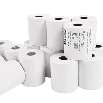 (100 Rolls) 2 1/4 x 85 (48 GSM Paper thickness) Thermal Paper rolls Fits Most Credit Card Terminals VX510 VX570 FD50 T4220 FD50 FD55 FD130 T4220 T4230 from ShopSmartOnline
