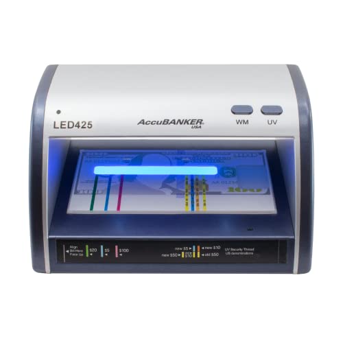 AccuBANKER LED425 Cash and Card Counterfeit Detector, 3 Point - style: LED425