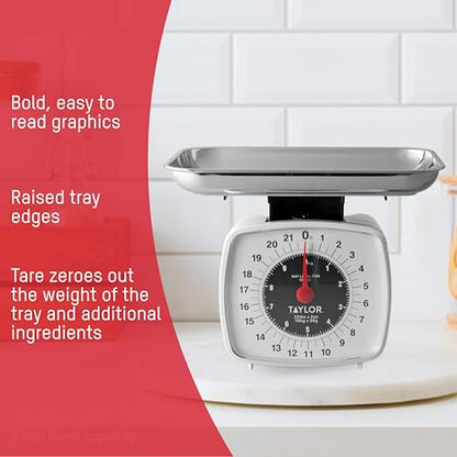 Mechanical Kitchen Scale with Tray