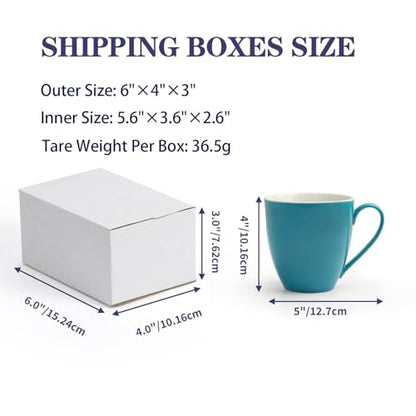 40 Pack Small Shipping Boxes 6x4x3 Inches - size: 6x4x3