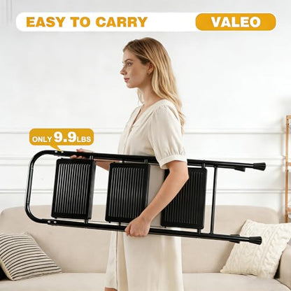 Valeo 3 Step Ladder, Folding Step Stool with Wide Anti-Slip Pedal - style: 3 Step