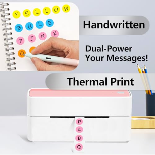 1/2 Inch Dot Stickers,0.5 Inch Removable Round Sticker Labels,Waterproof,Oil Proof,Easy to Apply,for Preschoolers,Crafts, Small Retail Stores,DIY,Offices,Garages,Yard Sales (Pink,1000 Pcs) - color: Pink
