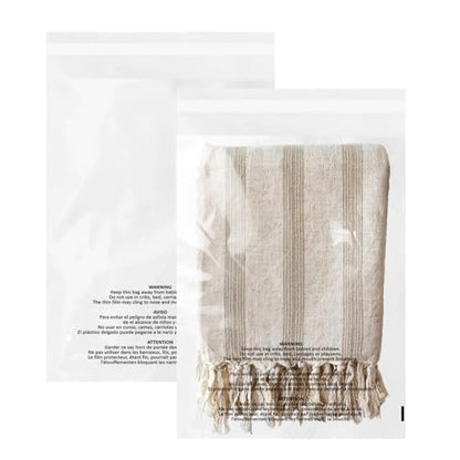 1000 Count 9x12 Inch Self Seal Clear Poly Bags - size: 9x12 Inch (1000 Count)