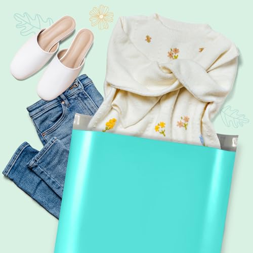 Fuxury Poly Mailers 19x24" 50 Pack,Large Shipping Bags for Clothing,Teal - color: Teal, size: 19x24" 50pcs