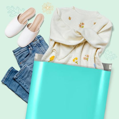 Fuxury Poly Mailers 19x24" 50 Pack,Large Shipping Bags for Clothing,Teal - color: Teal, size: 19x24" 50pcs