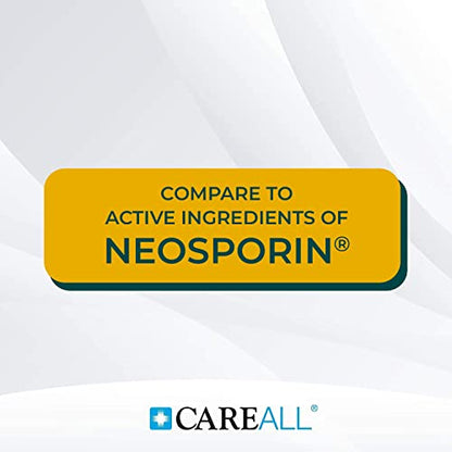 CareAll Triple Antibiotic Ointment (25 Pack), 0.9gr Foil Packet. First Aid Ointment that Prevents Infection in Minor Scrapes, Cuts, and Burns