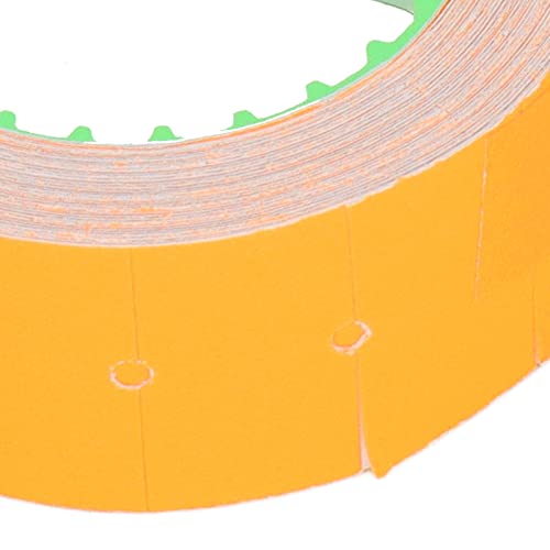 Tyenaza Pricing Labels, 15000 Pieces, Orange, Compatible with M5500, MX5500, AK813, HG979, 21x12mm, Strong Adhesive, Visible, Marking Coding Price Gun Labels - color: Orange