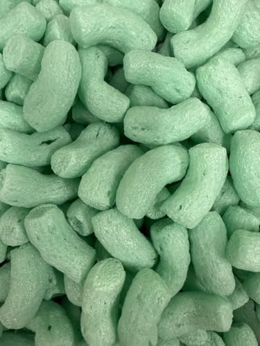 FunPak MiniPack Plant Based Biodegradable Packing Peanuts 0.60 cu ft Bag Compostable (Green Noodles) - style: Green Noodles
