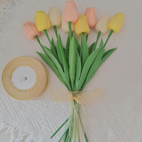 1 Inch x 50 Yards Gold Sheer Organza Ribbon
