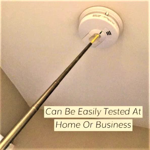 Tess Safety Pole – Extendable Tool for Testing Smoke Detectors and Fire Alarms