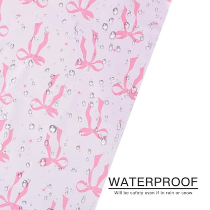 RUSPEPA 100 Pcs Pink Bow Poly Mailer, Coquette Bowknot Waterproof Shipping Mailers, Heavy Duty Self Adhesive Shipping Bags for Large Mailing Envelopes Bulk Tear Resistant Packaging, 10 x 13 Inches - color: Pink Bow, size: 10 x 13 Inches