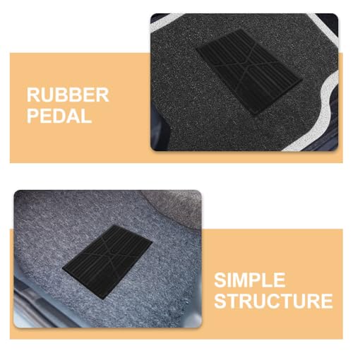 PRETYZOOM 2-Pack Car Floor Mat Carpet Heel Pad Foot Pedal