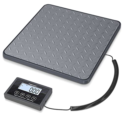 THINKSCALE Shipping Scale, 440 lb x 1 oz Digital Postal Scale, Hold & Tare