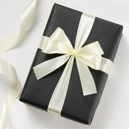 Ivory Satin Ribbon 1 Inch x 100 Yards - color: Ivory