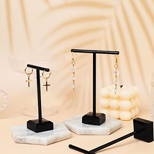 Jetec Acrylic Earrings Display Holder T Bar Earrings Stand Holder - color: Black