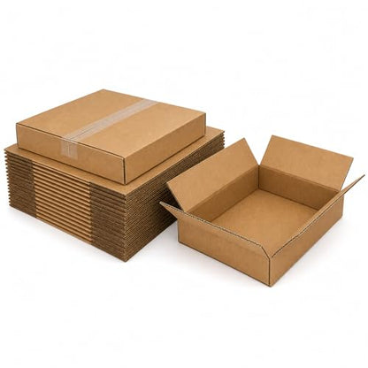 10x10x4 Brown Kraft Shipping Boxes for Small Business, 20 Pack - size: 10x10x4 Inch