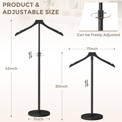 OLV 2 Pack Mannequin Torso, Adjustable Shirt Display Stand 30-41 Inch Black - color: Black, size: 2 Pack