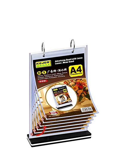 Multi-Function Display Card, menu Price Card, T Type 8.5 x 11,Flip A4 Desktop Card, Multi-Page Desktop Card, Multi-Page Beverage Card,