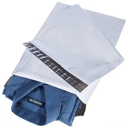 Metronic Poly Mailers 12x15.5 200PC Medium Shipping Bags for Clothes White - color: White, size: 12x15.5 200PC