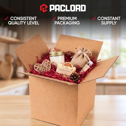 1 Cu Ft Ready To Ship Carton with Light Blue Crinkle Paper 12x12x12" - color: Light Blue, size: Double Wall Box