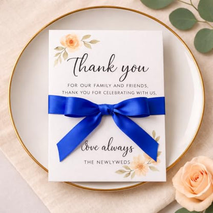 Royal Blue Satin Ribbon Roll 1-1/2 Inch x 36 Yards for Wreaths & DIY Crafts - color: Royal Blue