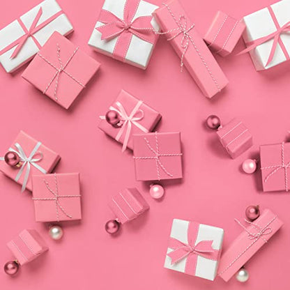 NEBURORA 120 Sheets Pink Tissue Paper Wedding Gift Wrap Paper - color: Pink