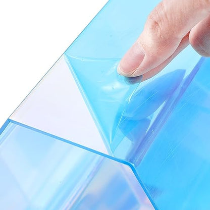 Jetec 12 Pcs Hexagonal Jewelry Display Risers Acrylic Stands,Rainbow Color - color: Rainbow Color