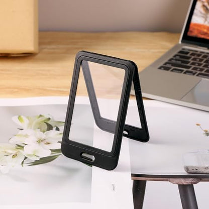 5 Pack Retractable Badge Holders with Double-Sided Windows Id Card Holders - style: 5 Set Double-Sided Windows
