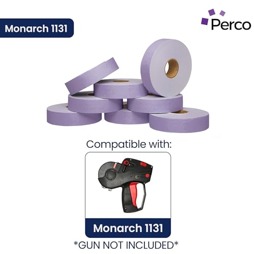 Pricing Labels for Monarch 1131 Lavender - 60,000 Labels w/ 24 Rolls Value Pack, 3 Sleeves - Made in USA - color: Lavender, size: 3 Sleeves