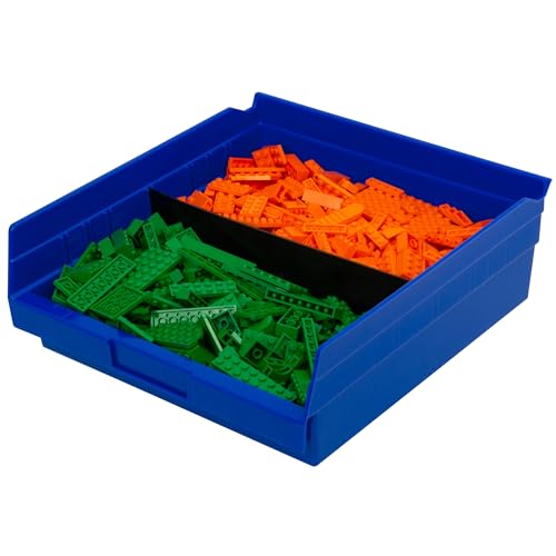 Akro-Mils 40170 Plastic Width Dividers for 4" Tall Shelf Bins, 24-Pk, Black - style: Fits 30170, 30178, and 30174