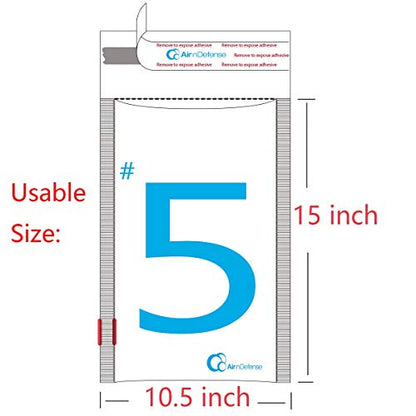 15/100/200/300/400/500/1000 pcs #5 10.5x16 Poly Bubble Padded Envelopes Mailers Shipping Bags AirnDefense (400)