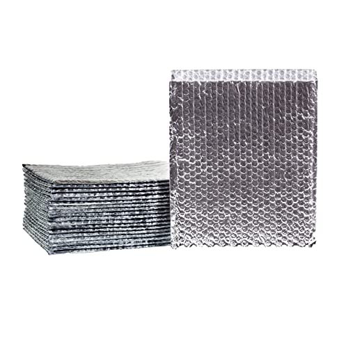 EcoFoil Thermal Insulated Bubble Mailer 9" x 11.5" - 10-Pack - Heat-Protective & Lightweight Bubble Mailer that Protects Temperature-Sensitive Contents, Food Grade Shipping Material - size: 9" x 11.5"