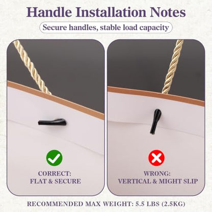 woric 2 Pcs Purple Gift Bags with Handles, 14" Medium Gift Bags - color: Purple