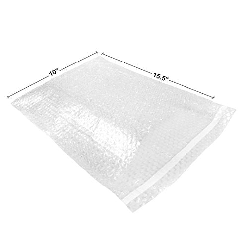 Bubble Pouches, 100 Pack, 10" x 15.5" - size: 10" x 15.5"