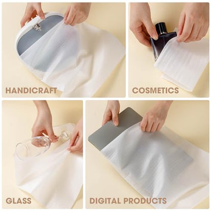 200 Pack 6''x8'' Cushion Foam Pouches,Small Packing Foam Pouches for Moving - size: 200pcs 6×8inch