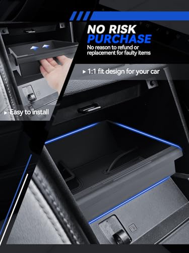 for Mazda MX-5 Center Console Organizer 2006-2014 Mazda MX-5 Miata NC Accessories Armrest Tray Middle Storage Box Insert Container Durable ABS Plastic - size: for 2006-2014 Mazda MX-5 Miata NC