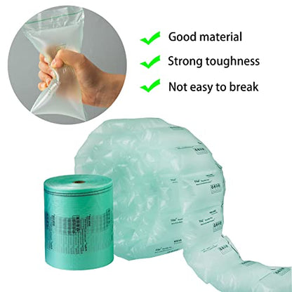 MINI AIR EA2/EA2S Air Pillows for Shipping, Packaging Air Bags, 8"X4" 4000Pcs 1312 FT Per Roll, Inflatable Supplies Box Filler, Air Cushion Film, 2 Roll - size: 2 roll