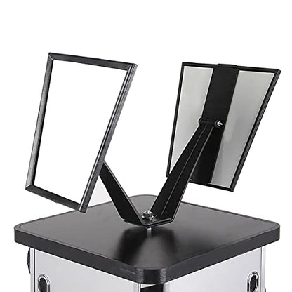 Rotating Sunglasses Eyewear Holder with Mirror 44 Frames 360° Rotating Counter Top Sunglasses Eyeglasses Glasses Organizer Stand Display Rack (Square Sunglasses Rack)