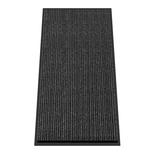 Kuyal Front Door Mat, 2'x4' Indoor Outdoor Entrance Mat - size: 24" x 48"