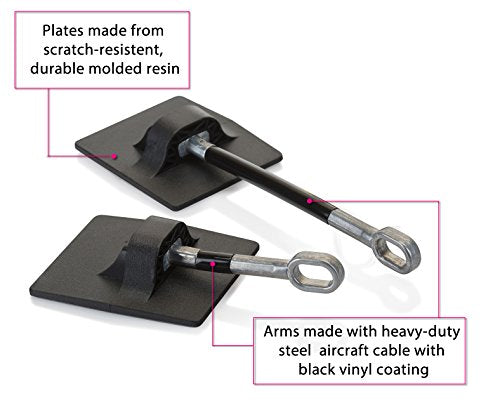 Refrigerator Door Lock Without Padlock - Black - color: 1-Pack, Black Without Padlock