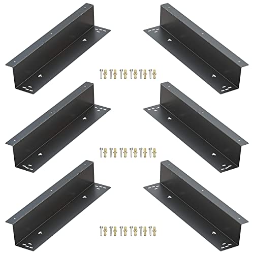 Cash Drawer Under Counter Mount Brackets 2.6 x 16.3 x 4.1 inches - 3 Pack - color: Black, size: 16 Inches (3 Pack)