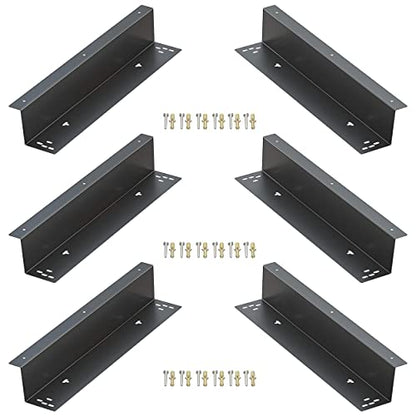 Cash Drawer Under Counter Mount Brackets 2.6 x 16.3 x 4.1 inches - 3 Pack - color: Black, size: 16 Inches (3 Pack)