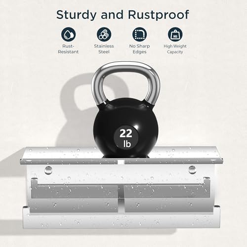 FORIOUS Toilet Paper Holder with Shelf, Commercial Toilet Paper Dispenser - color: Chrome