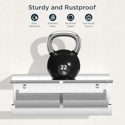 FORIOUS Toilet Paper Holder with Shelf, Commercial Toilet Paper Dispenser - color: Chrome