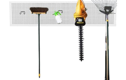 KINOMI 24 Pack Pegboard Hooks Heavy Duty Pegboard Drill Holder Power Tool Holder, Value Set, Large Pegboard Accessories and Hooks for Tools, Power Drills, Art and Craft Supplies etc