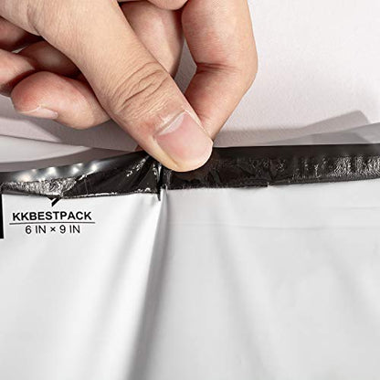 KKBESTPACK 6x9 Poly Mailers Envelope Shipping Bags Pack of 1000 (CNP9) White - size: 6" x 9" 1000pcs