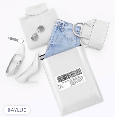 Poly Mailers 14.5x19, Self Seal Shipping & Mailing Bags, 500 Pack Bulk - color: White, size: 14"x19" / 500 Pack